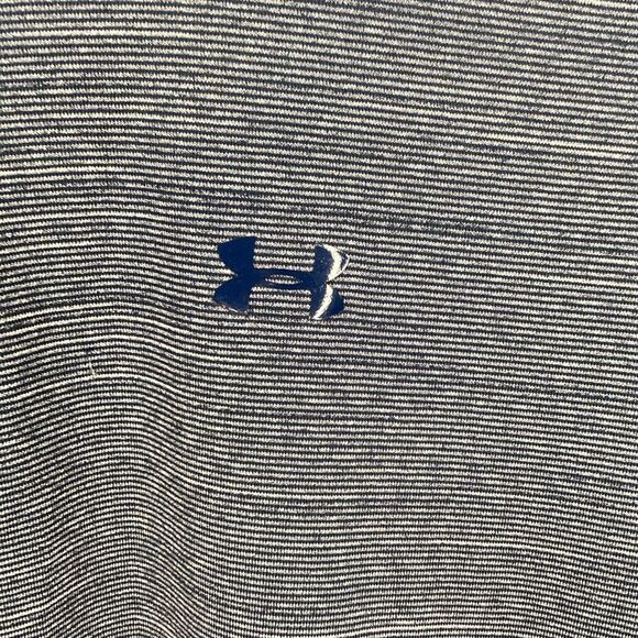 EUC ladies Under Armour Drifit Polo large navy blue‎ - Picture 2 of 4